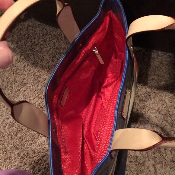 Kate Spade striped handbag - Picture 2 of 2